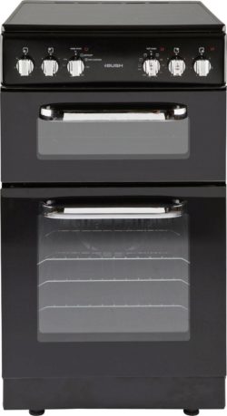 Bush - BFEDC50B Double Electric Cooker - Black/Ins/Del/Rec